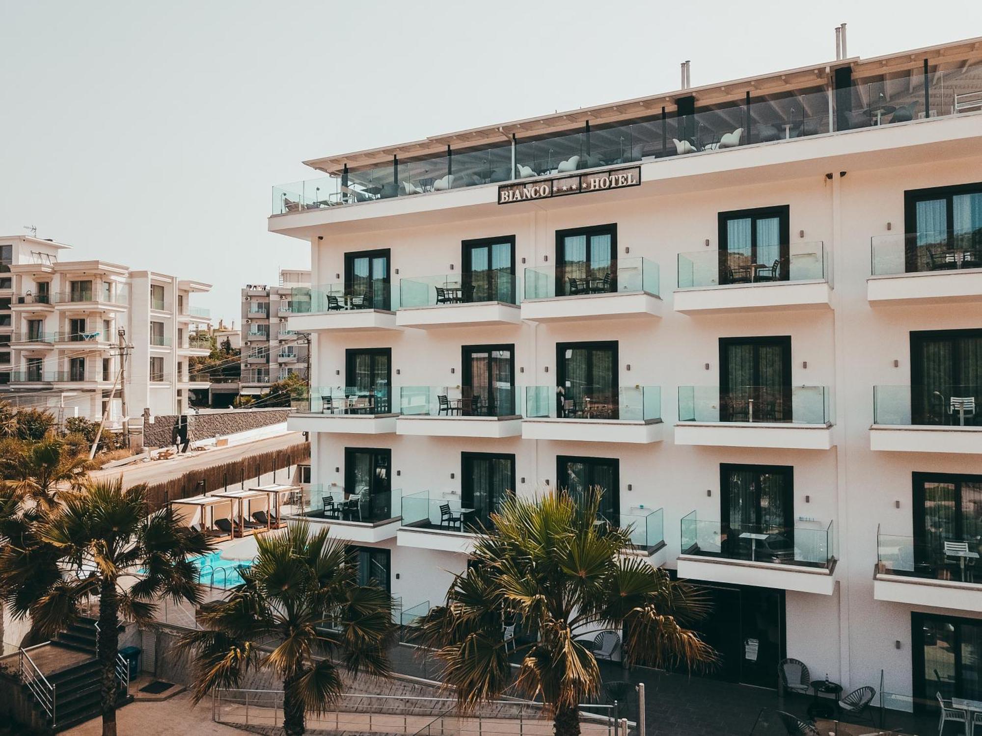 Bianco Hotel Ksamil Bagian luar foto